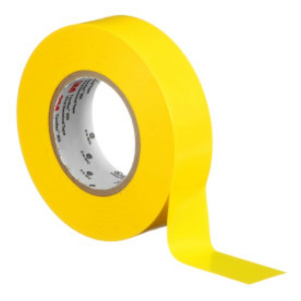 3M 165 Temflex Vinyl Isolatietape Geel - 20m X 19mm - Detailed view of the product