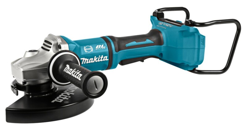 Makita DGA900ZK 36V (2x 18V) Li-Ion Accu Haakse Slijper Body In Koffer - 230mm - Koolborstelloos - Detailed view of the product