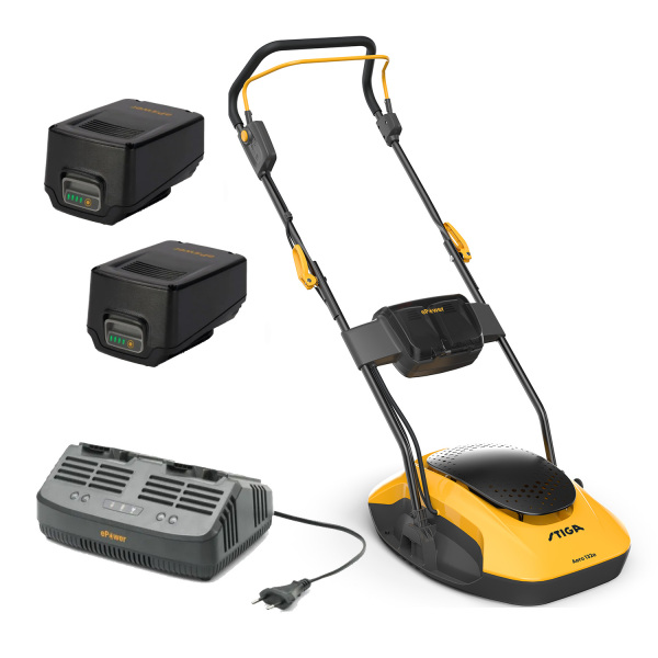 Stiga AERO 132e Kit Accu Loopmaaier Set (2x 4,0Ah) - 30cm