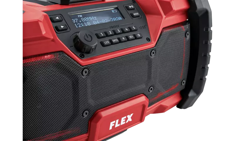 Flex RD 12/18/230 12 / 18 V Accu Bouwradio - DAB+ - FM - 230V - Detailed view of the product