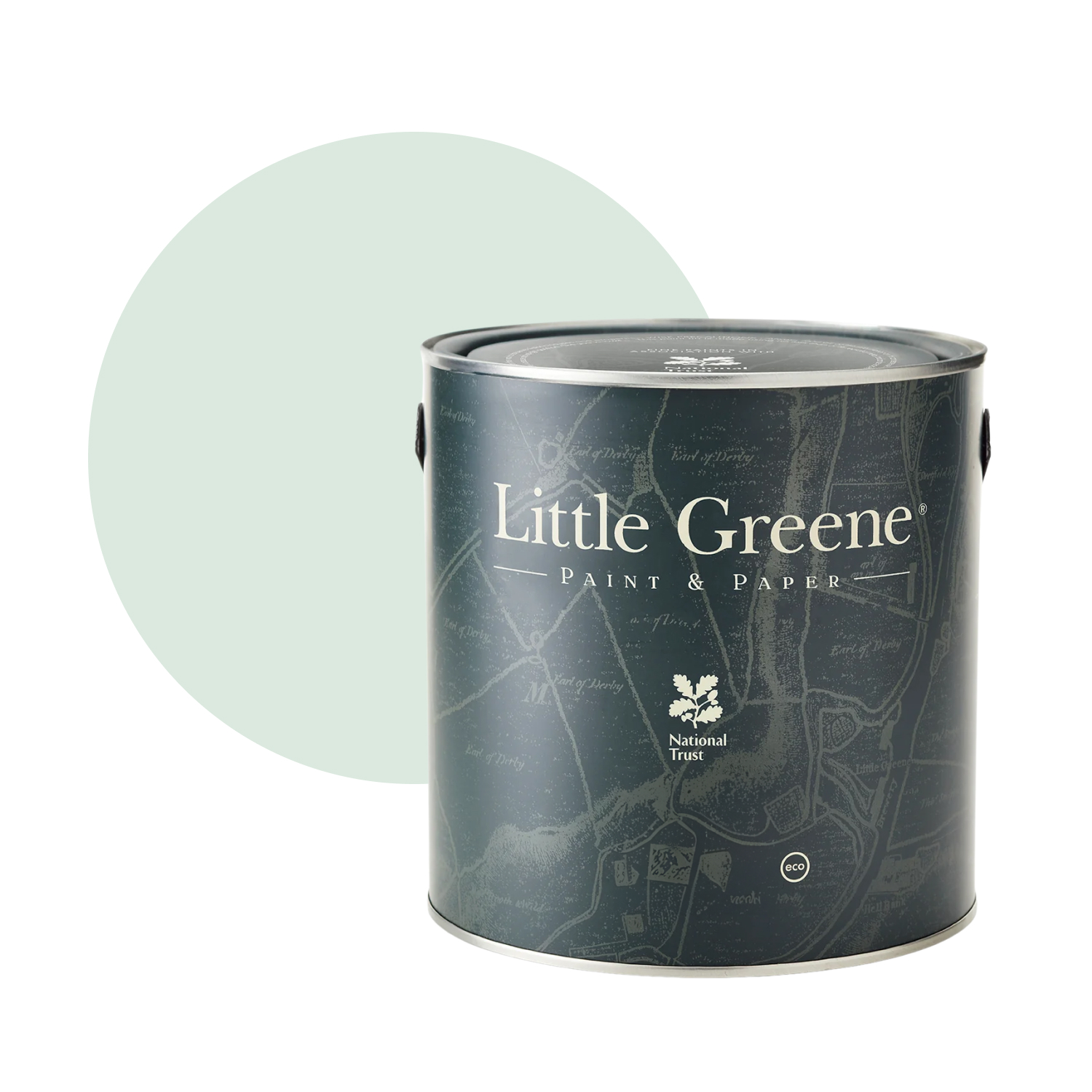 Little Greene Interior Oil Eggshell - Aquamarine Light No. 283 - 1L