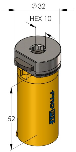 ProFit 09081032 Multi Purpose Gatzaag Incl. Adapter - 32mm - Detailed view of the product