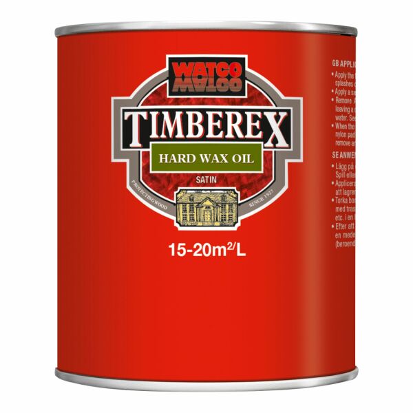 Timberex Hard Wax Oil Satin 0.2L Sample