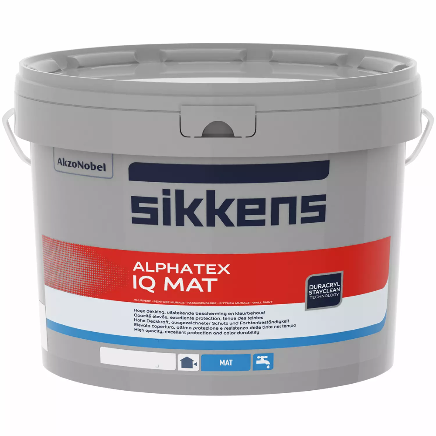 Sikkens Alphatex IQ Mat - Op Kleur Gemengd - 5L