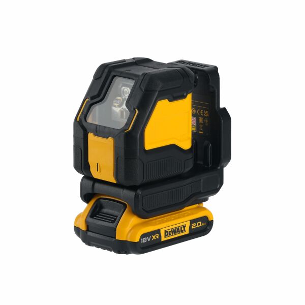 DeWALT DCLE34021D1 18V Kruislijnlaser Set In Koffer - Groen - 2x 55m - 2 Lijnen - IP54 - Detailed view of the product