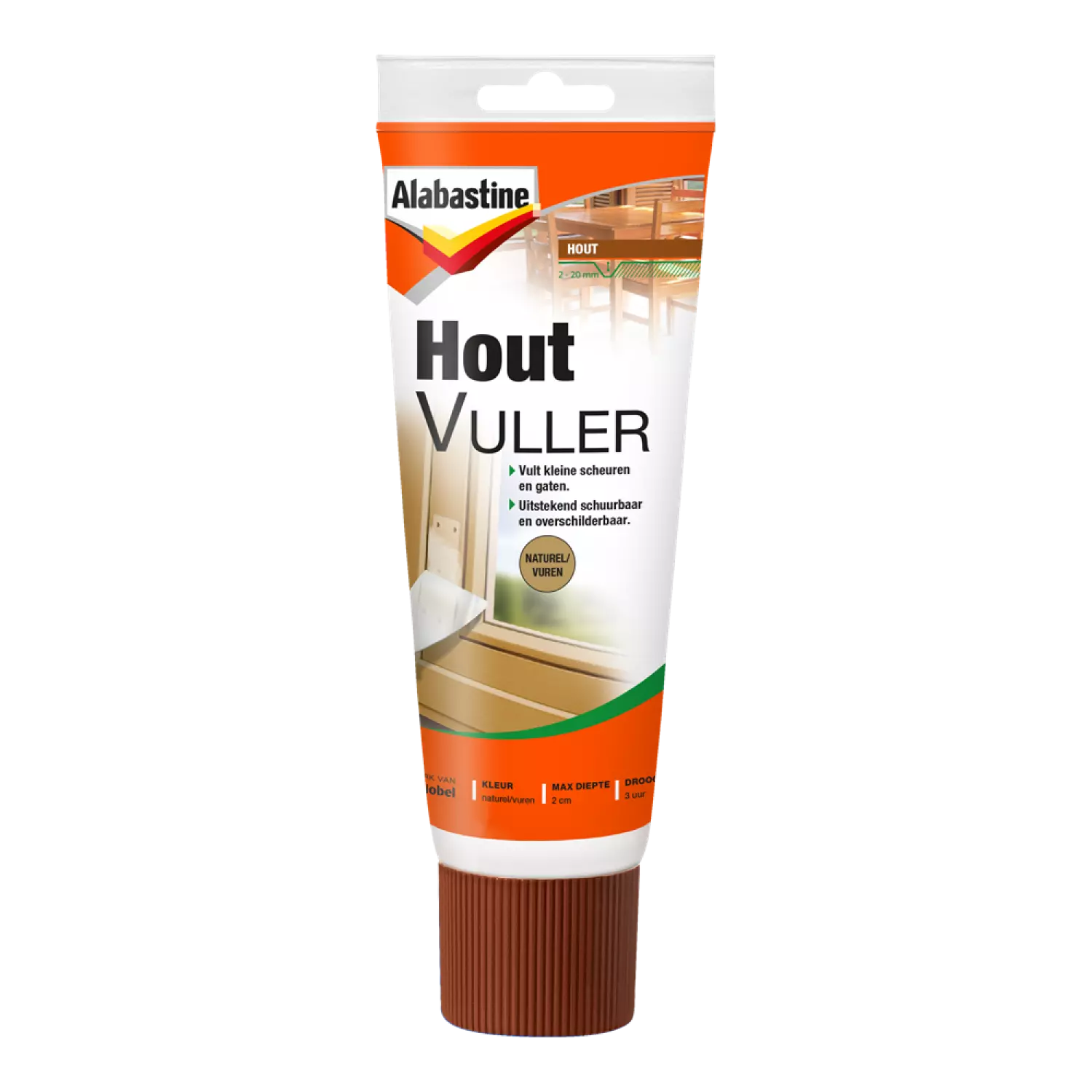 Alabastine Houtvuller - Pasta - Naturel/Vuren - 330gr