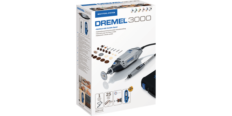 Dremel 3000-1/25 Multitool Incl. 25-delige Accessoireset In Koffer - 130W - Detailed view of the product