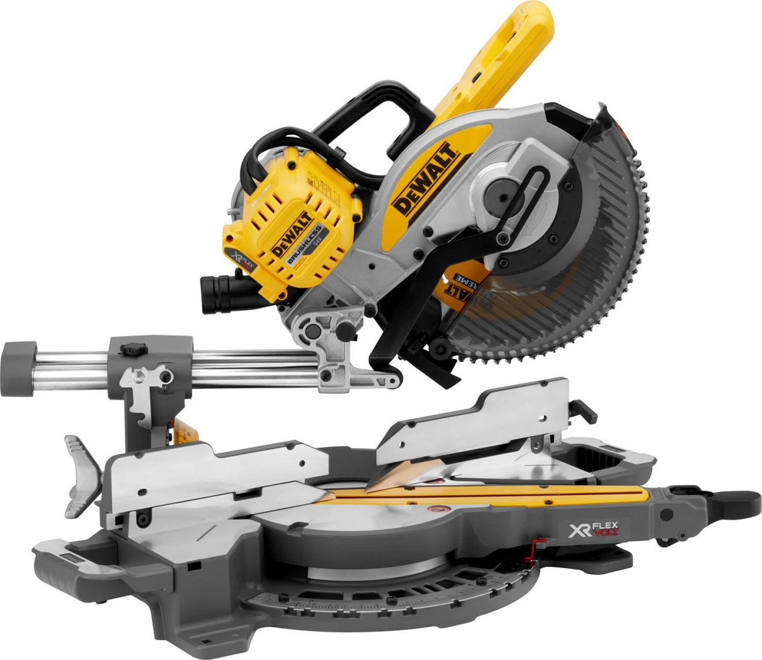 DeWALT DCS727N-XJ 54V XR FlexVolt Li-ion Accu Afkort- En Verstekzaagmachine Body - 250mm