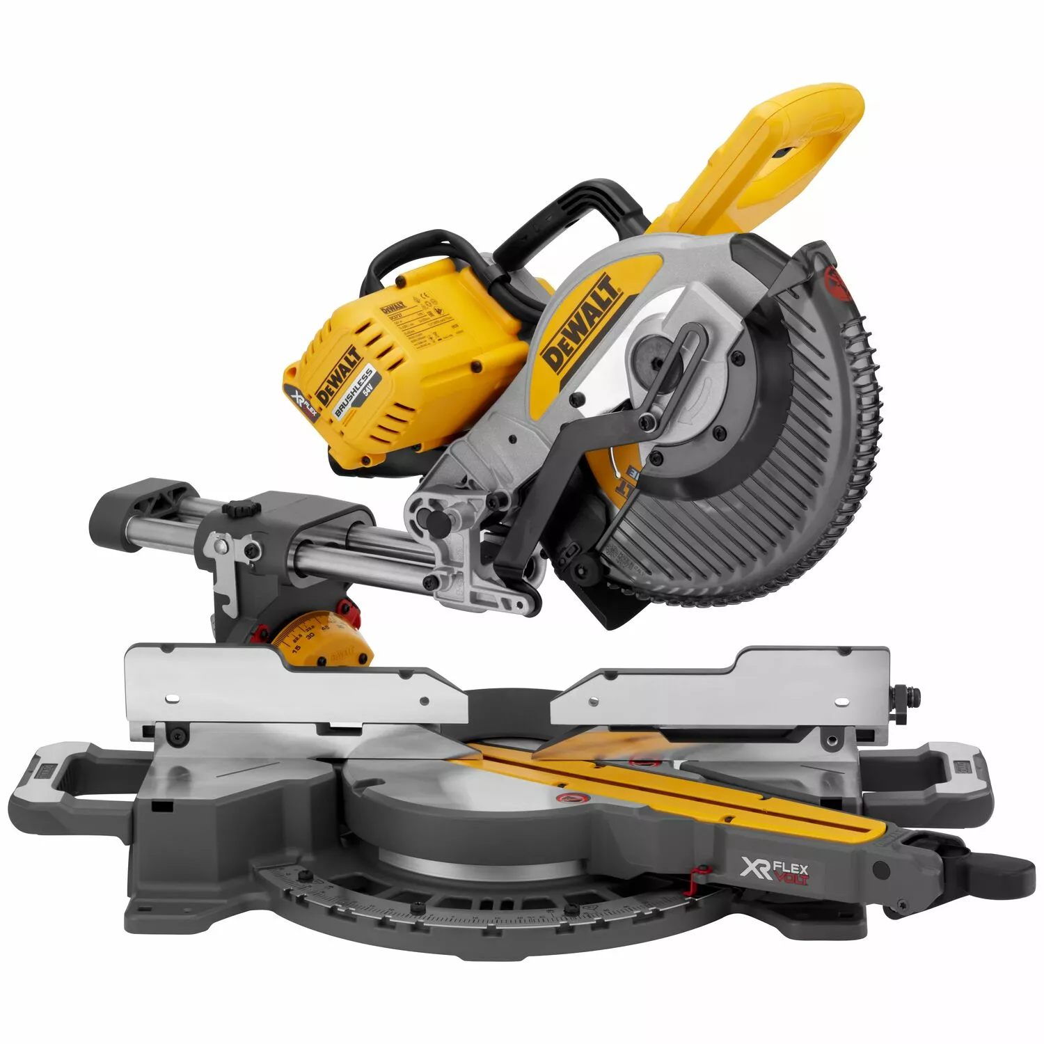 DeWALT DCS727N-XJ 54V XR FlexVolt Li-ion Accu Afkort- En Verstekzaagmachine Body - 250mm thumbnail 2