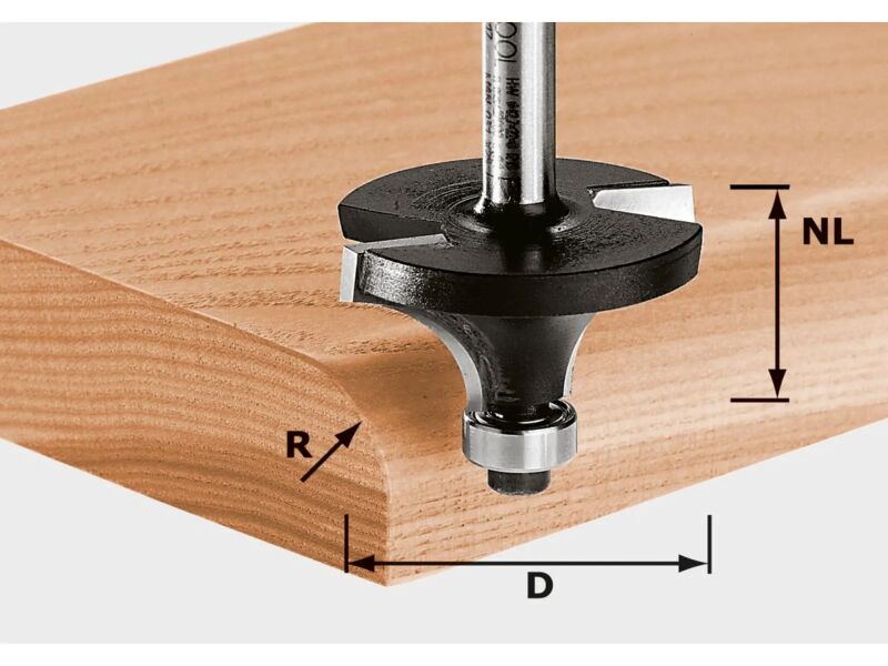 Festool 491010 Afrondfrees HW S8 D19,1/R3 KL - Detailed view of the product