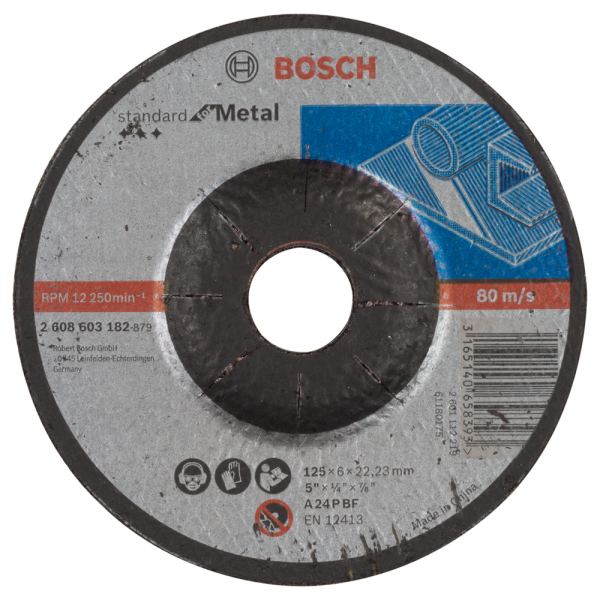 Bosch 2608603182 Standard Afbraamschijf - 125 X 6mm - Metaal