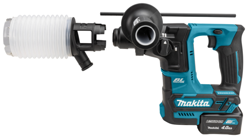 Makita HR166DSMJ 10.8V Li-Ion Accu SDS-plus Boorhamer Set (2x 4.0Ah Accu) In Mbox- 1,1J - Koolborstelloos - Detailed view of the product