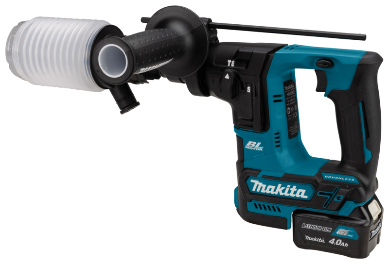 Makita HR166DSMJ 10.8V Li-Ion Accu SDS-plus Boorhamer Set (2x 4.0Ah Accu) In Mbox- 1,1J - Koolborstelloos - Detailed view of the product