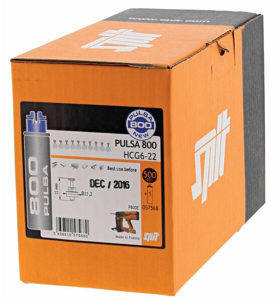 Spit 057568 Pulsa Nagel Incl. Gas - Hcg 6/22 (500st) - Detailed view of the product