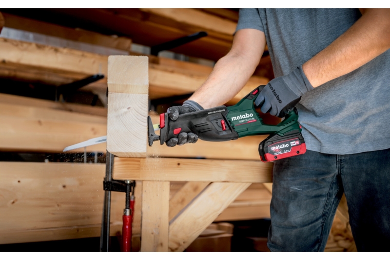 Metabo SSEP 18 LT BL 18V Li-ion Accu Reciprozaag Body In Metabox - Detailed view of the product