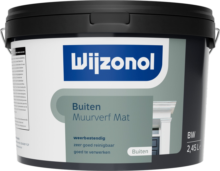 Wijzonol Muurverf Voor Buiten Mat - 2,5L