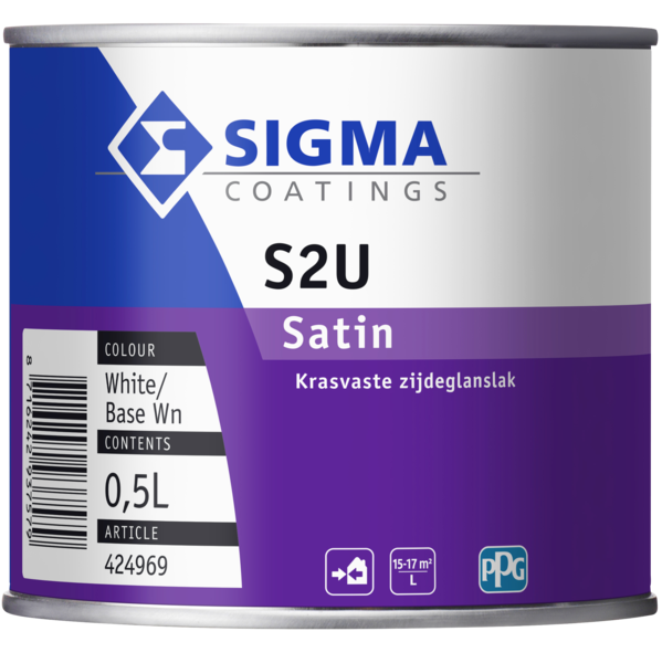 sigma s2u satin wit 0.5 ltr