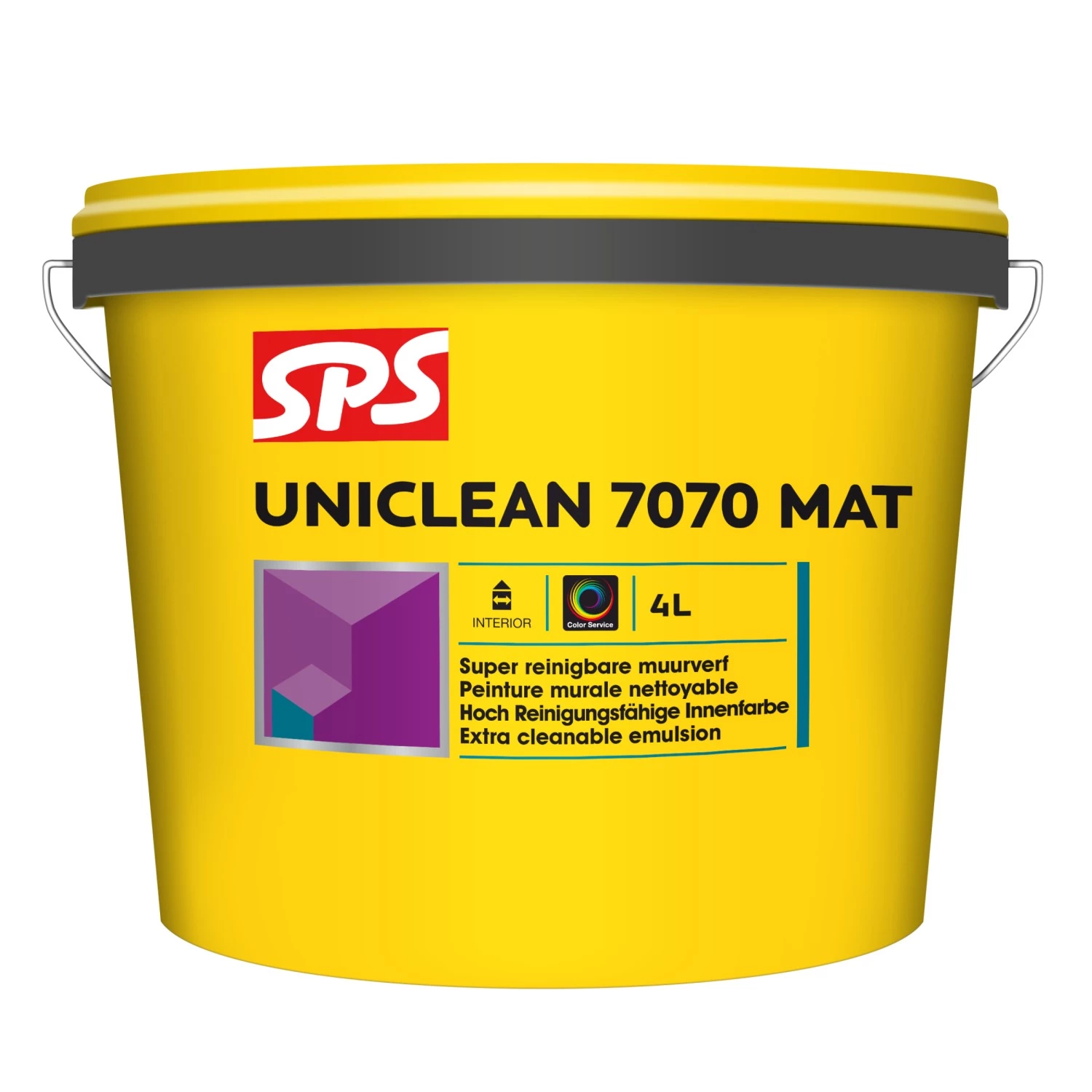 Sps Uniclean 7070 Mat 4 Liter Maak Uw Keuze: 100% Wit
