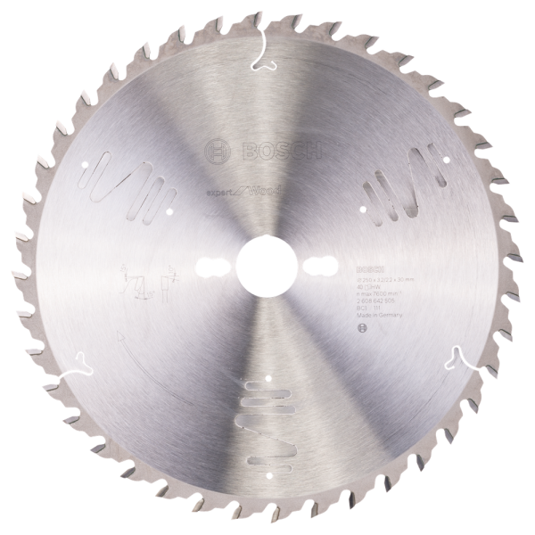 Bosch 2608642505 Expert Cirkelzaagblad - 250 X 30 X 40T - Hout - Carbide