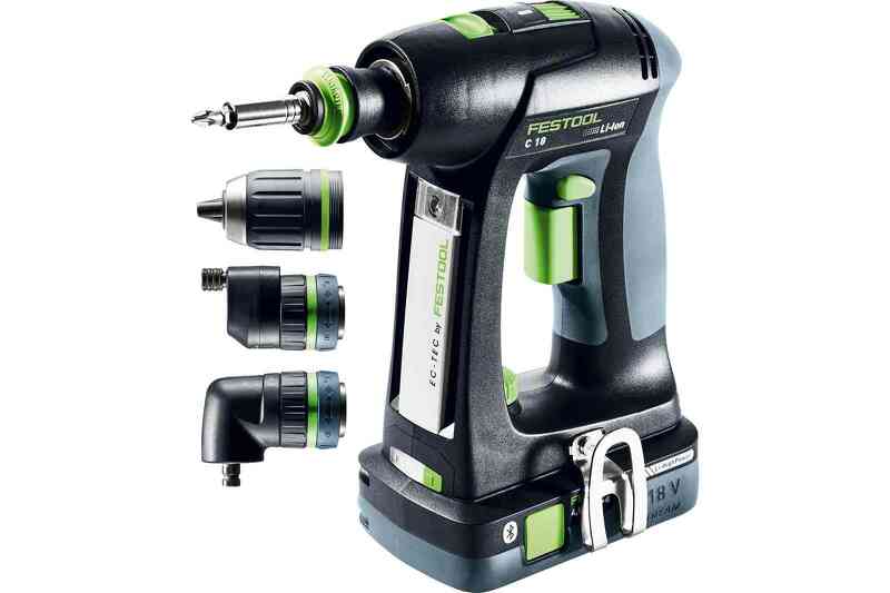 Festool C 18 HPC 4,0 I-Set 18V Li-Ion Accu Schroefboormachine Set (2x 4,0Ah) In Systainer - 45Nm - Detailed view of the product