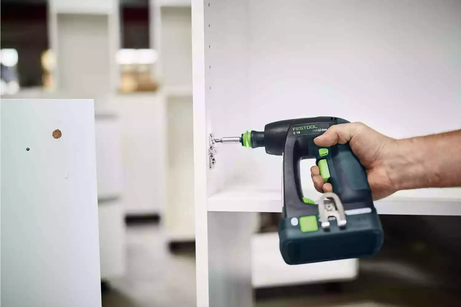 Festool C 18 HPC 4,0 I-Set 18V Li-Ion Accu Schroefboormachine Set (2x 4,0Ah) In Systainer - 45Nm thumbnail 4
