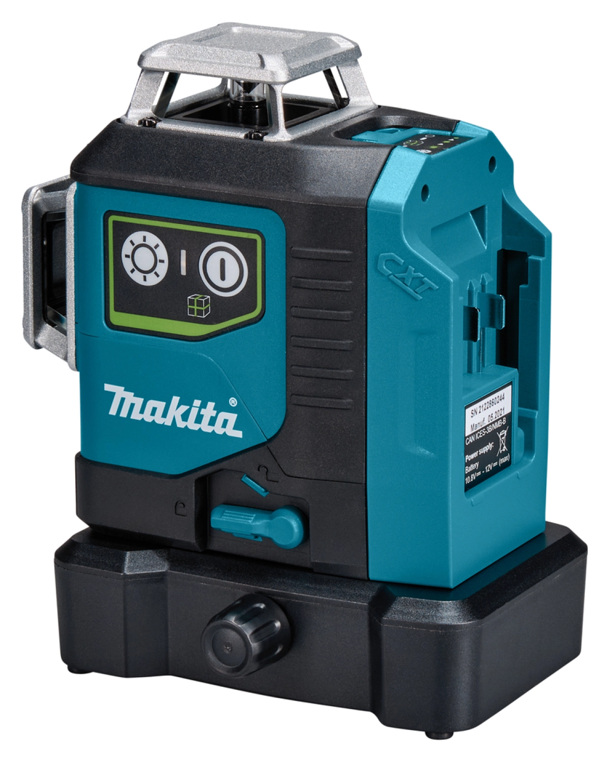 Makita SK700GDX 12V Max Li-Ion Accu Kruislijnlaser Set (1x 4.0Ah) In Tas - Zelfnivellerend - Groen 3x360° - 35m thumbnail 4