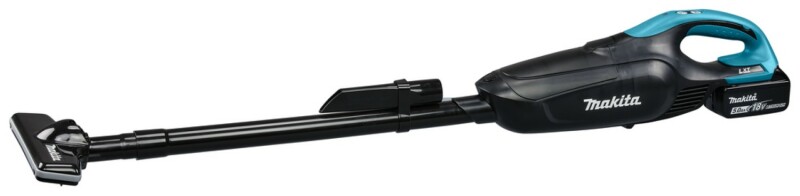 Makita DCL182SYB 18V Li-Ion Accu Stofzuiger Set (1.5Ah) - Zwart - Detailed view of the product