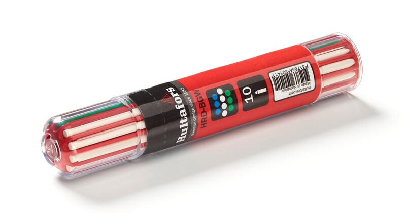 Hultafors HRD-BGW Markeerpotlood Navulling (10st) - Blauw, Groen En Wit - Detailed view of the product