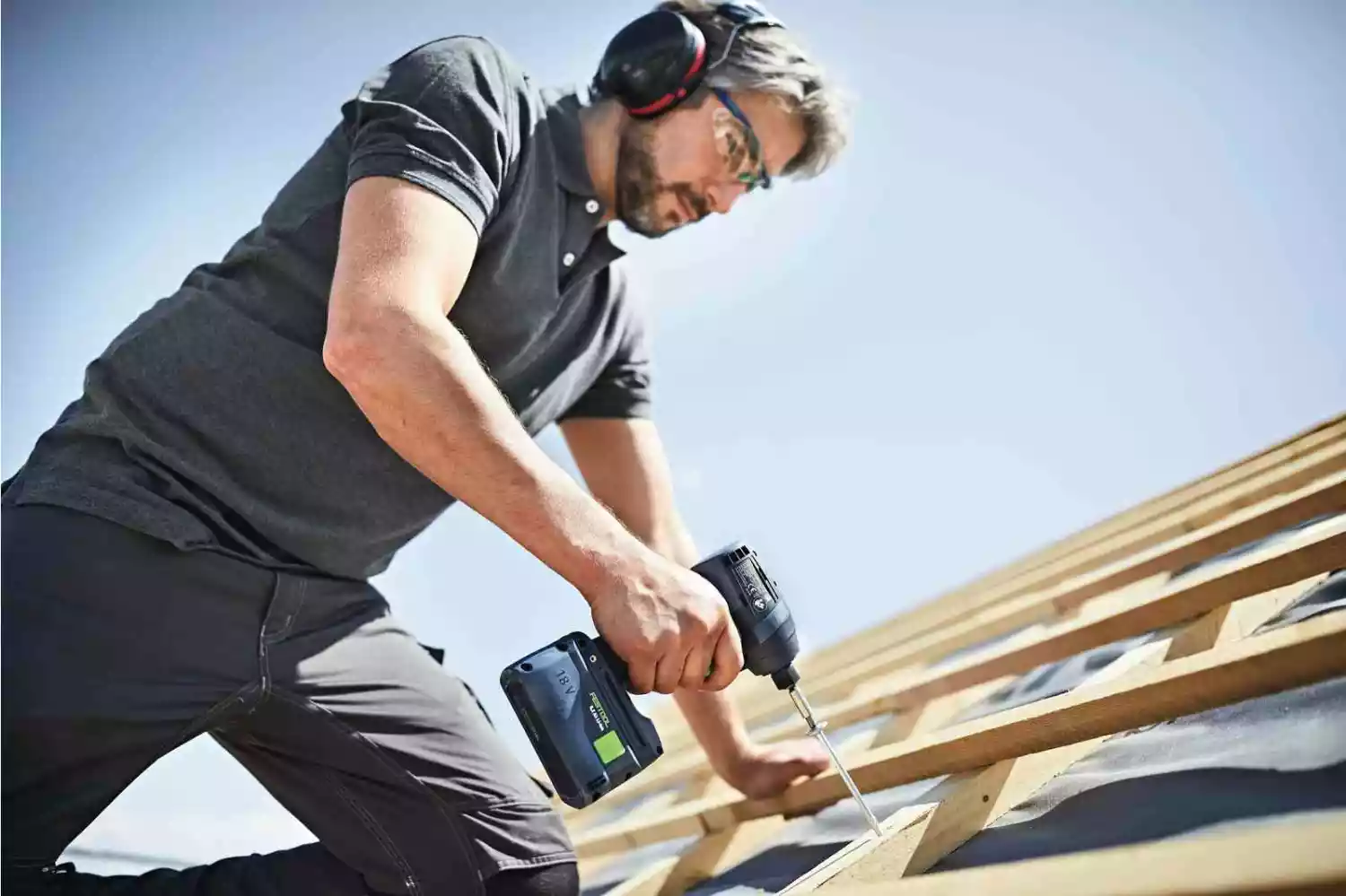 Festool TID 18-Basic 18V Li-Ion accu slagschroevendraaier body in systainer - 180Nm - 8x220mm - koolborstelloos