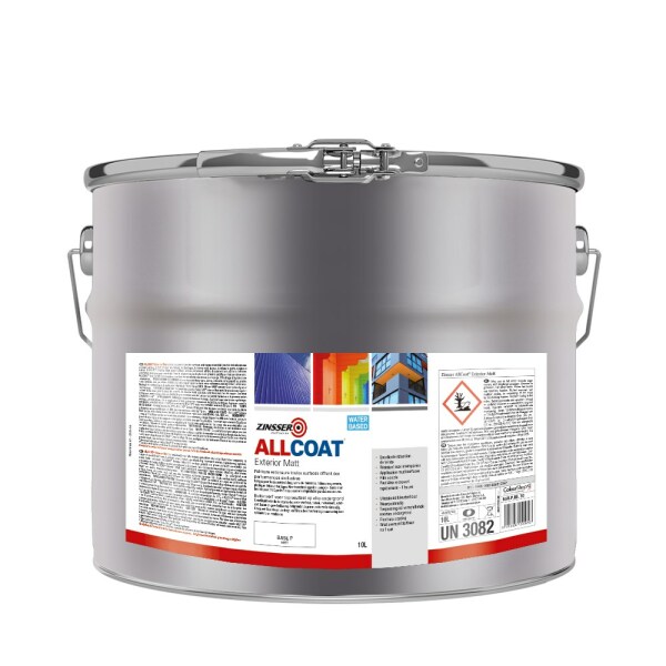 Zinsser Allcoat Exterior Matt 10 Liter