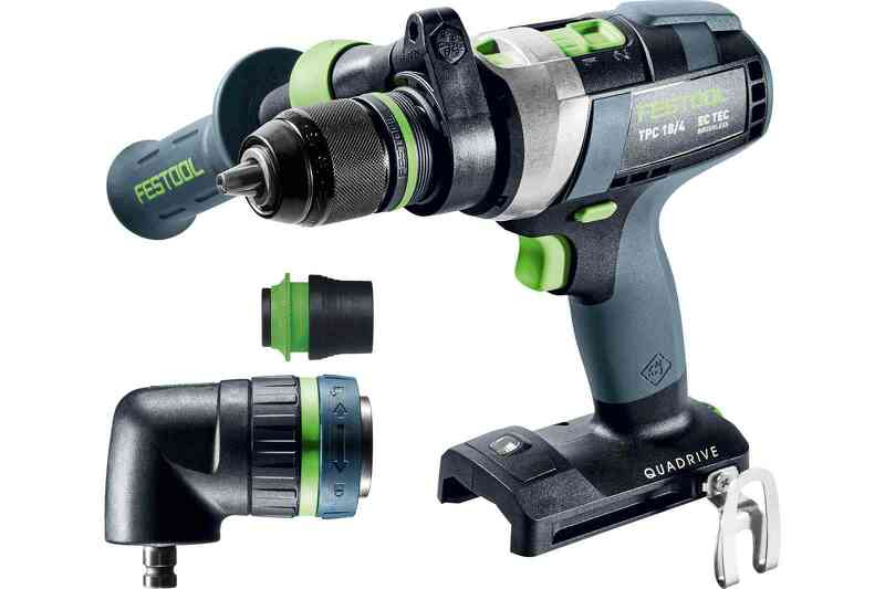 Festool TPC 18/4 I-Basic-Set 18V Li-Ion Accu Klopboormachine Body Incl. Accessoires In Systainer - 75Nm - Detailed view of the product