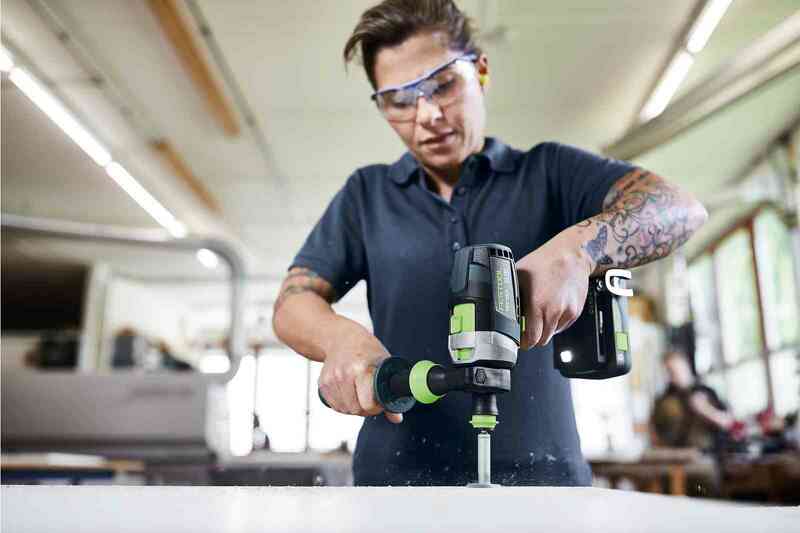 Festool TPC 18/4 I-Basic-Set 18V Li-Ion Accu Klopboormachine Body Incl. Accessoires In Systainer - 75Nm - Detailed view of the product