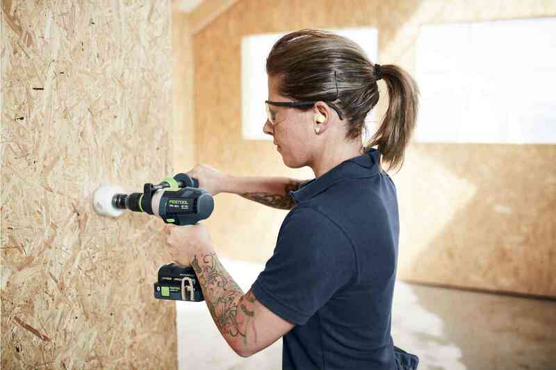 Festool TPC 18/4 I-Basic-Set 18V Li-Ion Accu Klopboormachine Body Incl. Accessoires In Systainer - 75Nm - Detailed view of the product