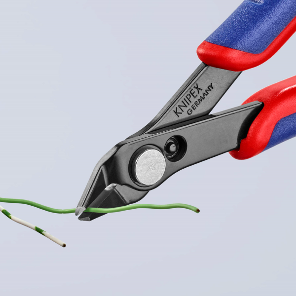 Knipex 7881125 Super-Knips Precisie Zijsnijtang - Elektronica - 125mm - Detailed view of the product