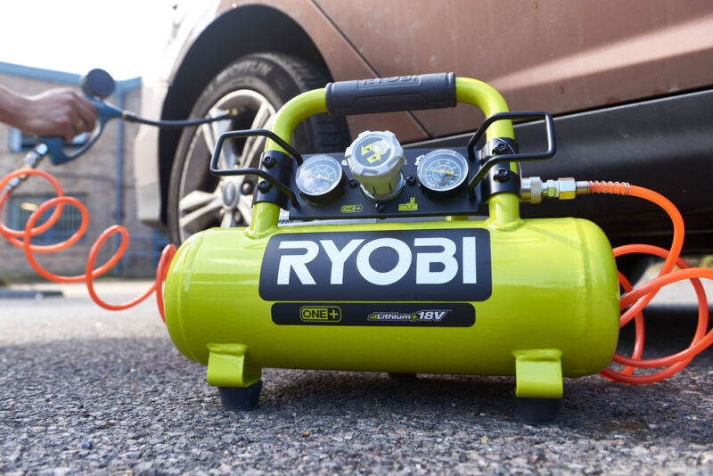 Ryobi R18AC-0 18V Li-Ion Accu Compressor Body - 120bar - Detailed view of the product
