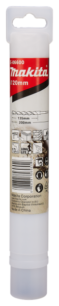 Makita E-06600 Steenboor - 20x200mm - Detailed view of the product