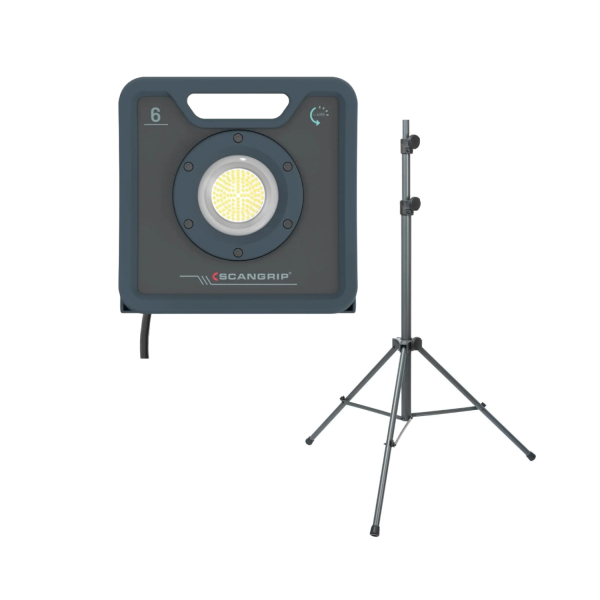 Scangrip Nova 6 LED Lamp Incl. Statief - 6000Lm - 230V - 41W afbeelding