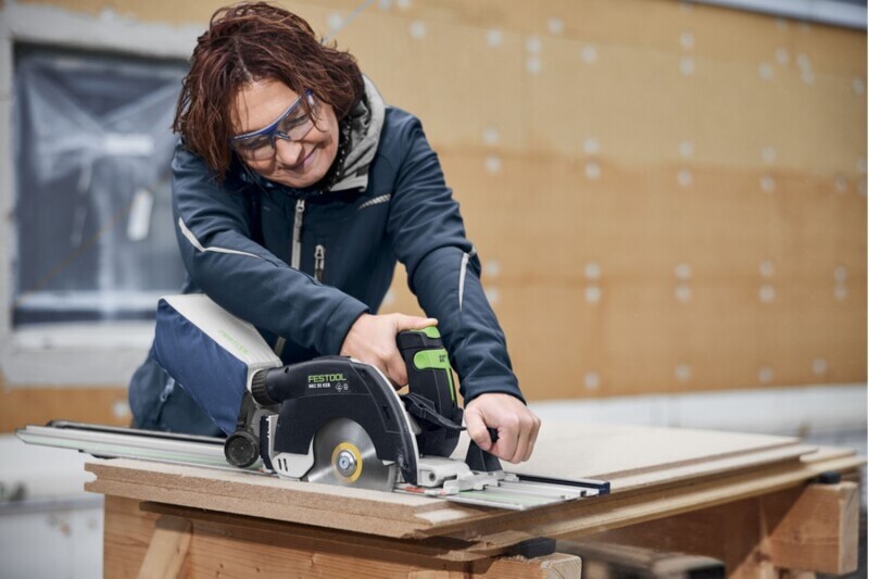 Festool HKC 55 KEB-Basic 18V Accu Pendelkapzaag Body In Systainer - Detailed view of the product