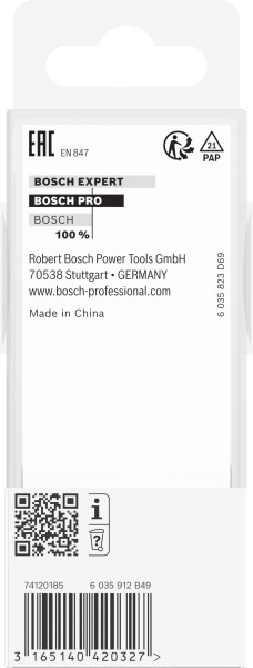 Bosch 2608628469 Vingerfrees Met Verlenging - 2 Snijvlakken - Hardmetaal - 25x40mm - Detailed view of the product