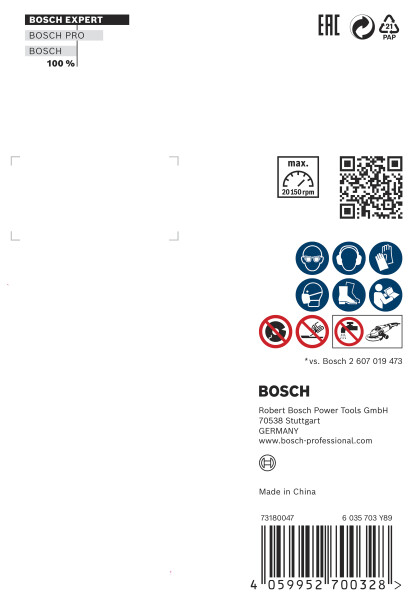 Bosch 2608902391 Diamantdoorslijpschijf Hard Ceramic 76mm - Detailed view of the product