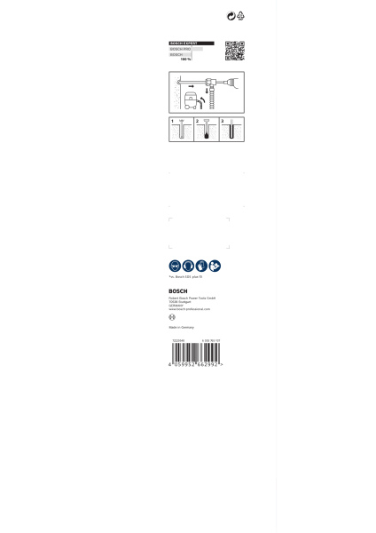 Bosch 2608901767 EXPERT Hamerboor SDS Clean SDS Plus-8X - 14x200x350mm Met Connector - Detailed view of the product