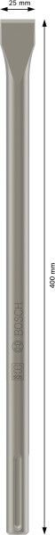 Bosch 2608690141 SDS-max Platte Beitel - 400 X 25mm - Detailed view of the product