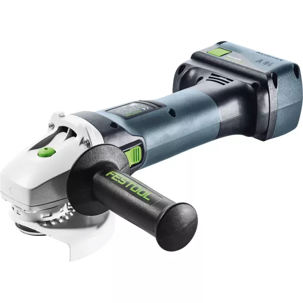 Festool AGC 18-125 EB-Basic-5,0 18V Li-Ion Accu Haakse Slijper Body In Systainer Met 5,0Ah Accu - 125mm - Detailed view of the product