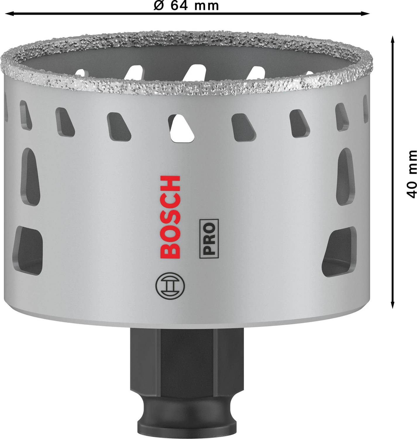 Bosch 2608901566 PRO Tile PC Plus Diamantgatzaag Voor Tegels - 64mm thumbnail 4