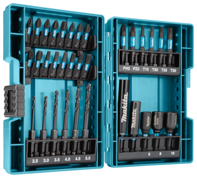 Makita B-66896 33-delige Boor-/slagschroefbitset - Detailed view of the product