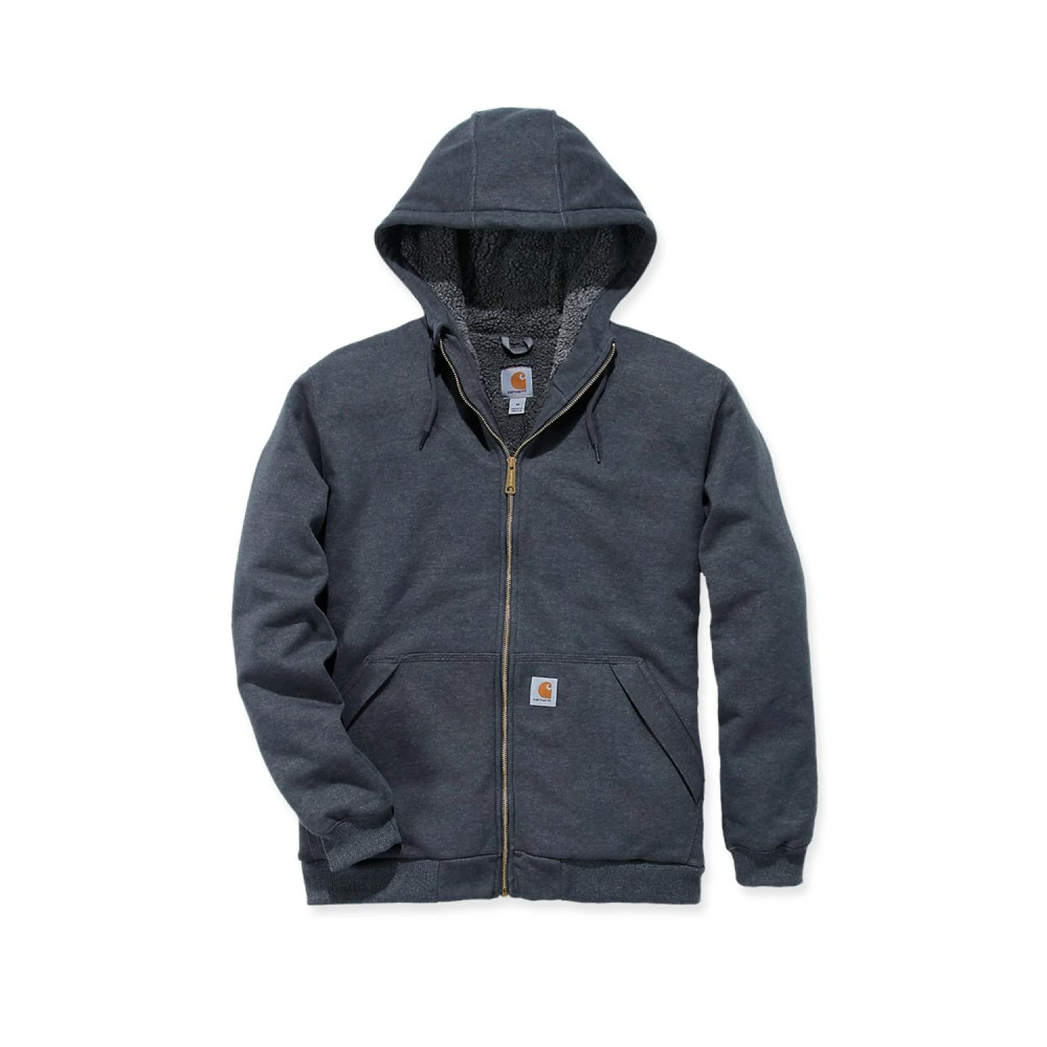 Carhartt Sherpa Lined Midweight Zip Carbon Heather - XL afbeelding