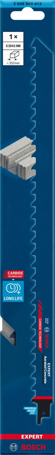 Bosch EXPERT S2041HM Reciprozaagblad - 305mm - Beton thumbnail 2