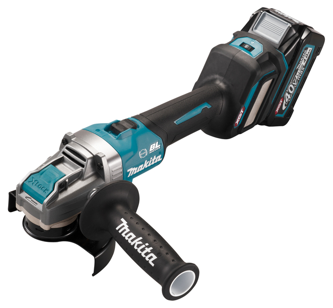 Makita GA041GM201 XGT 40V Max Li-ion Accu Haakse Slijper Set (2x 4,0Ah) In Mbox - 125 Mm - X-LOCK - Detailed view of the product