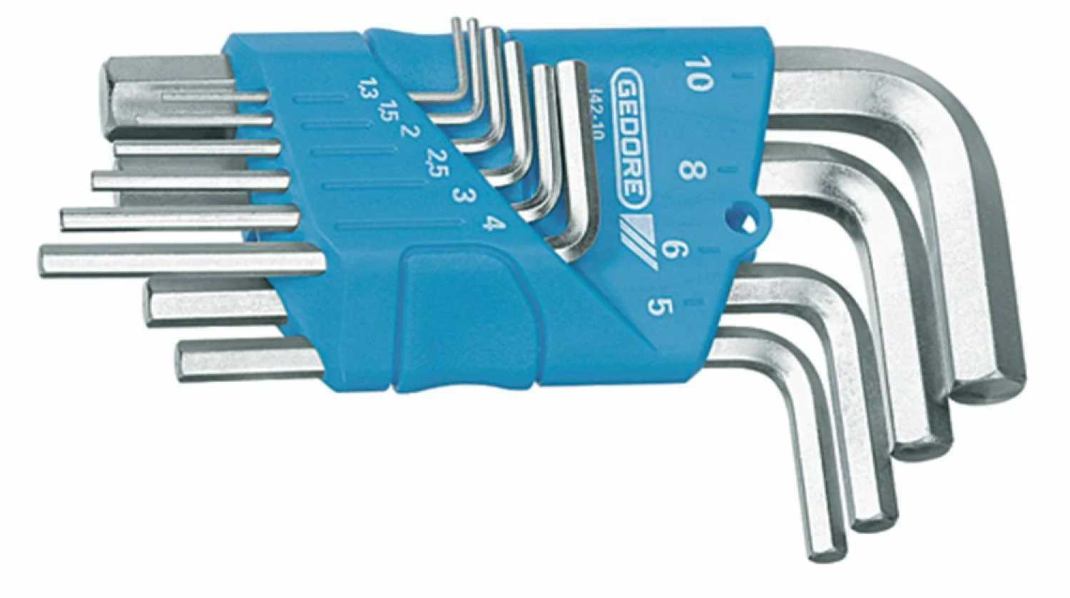 Gedore H 42-10 10-delige Inbussleutelset - 1,3-10mm