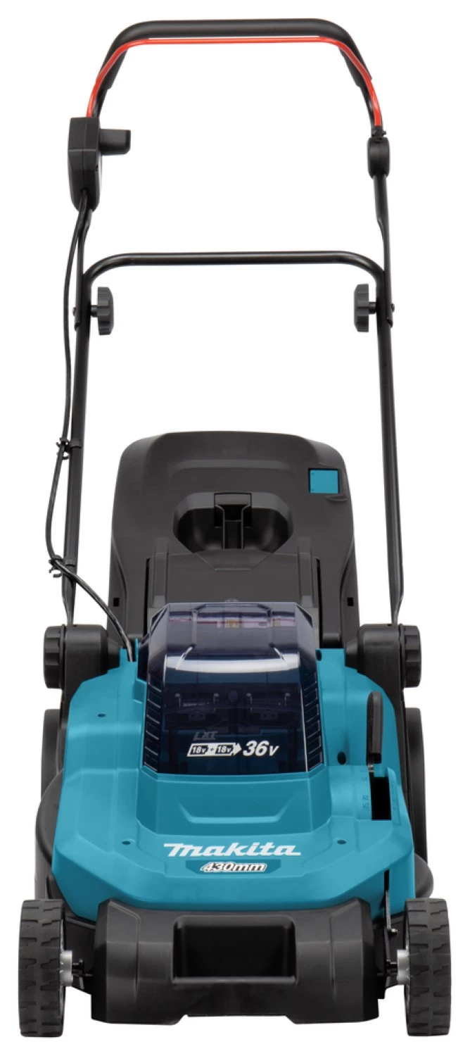 Makita DLM432PT2 36V (2x 18V) Li-Ion Accu Grasmaaier Set (2x 5.0Ah Accu) - 43cm thumbnail 2